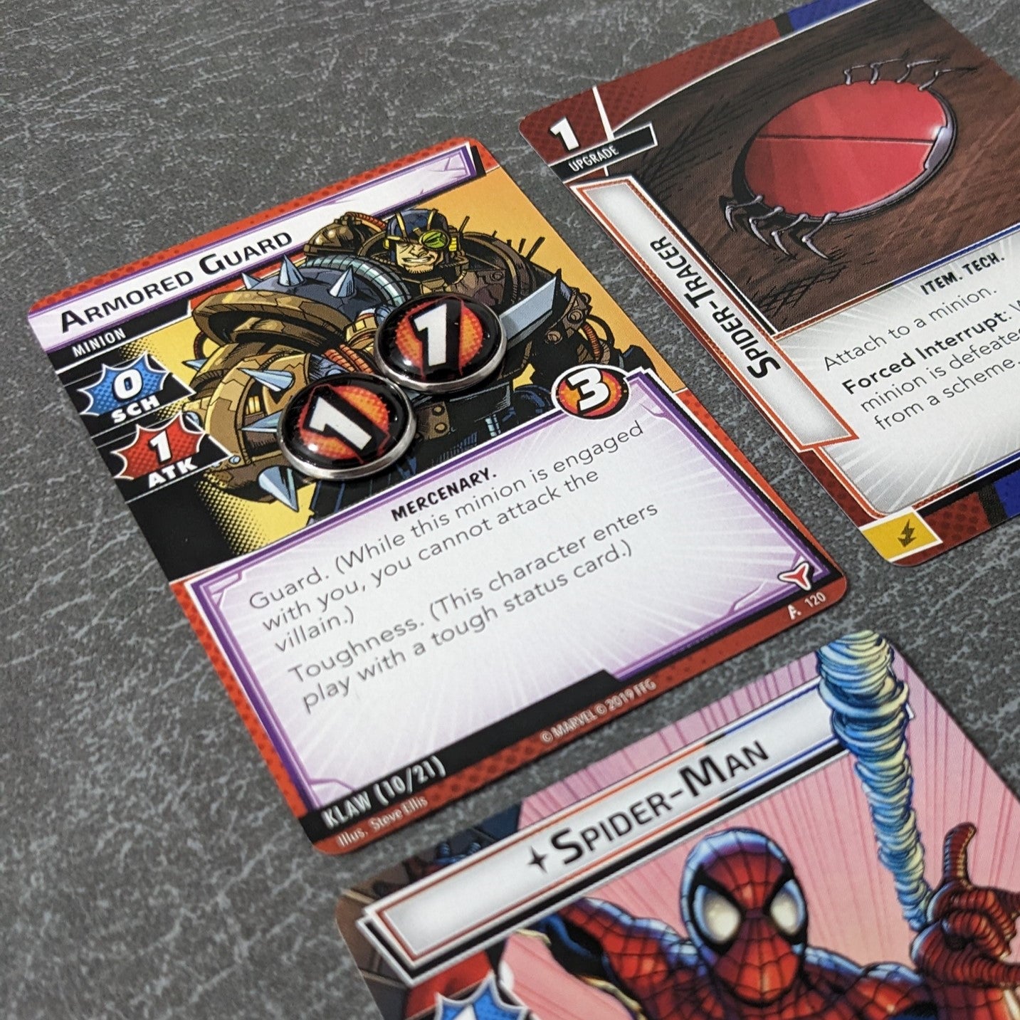 Arkham Horror Das Kartenspiel inspiriertes inoffizielles Token-Paket aus Glas und Metall