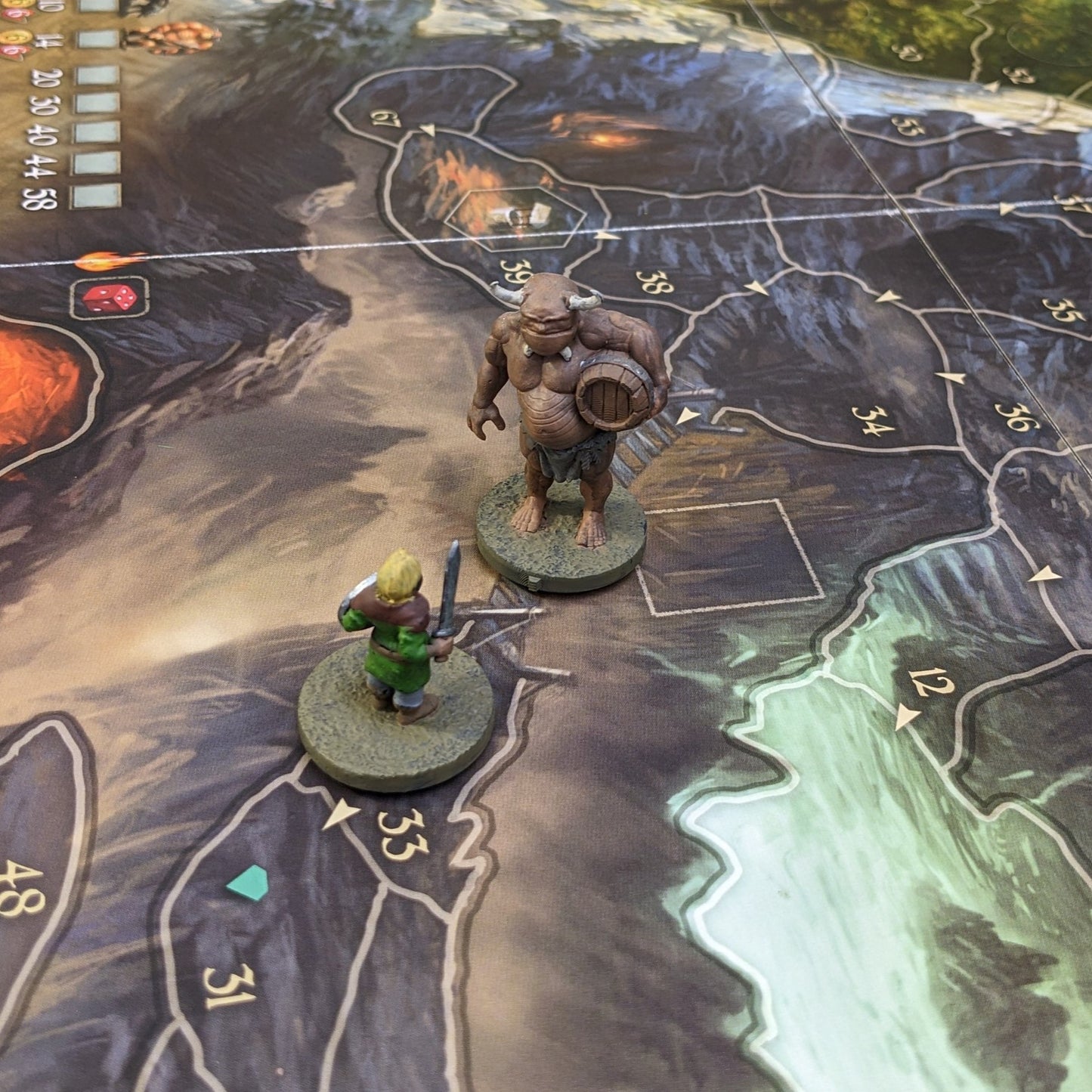 Legends of Andor New and Dark Heroes 32mm Unpainted Board Game NPC Inspired Unofficial 8 Figure Pack