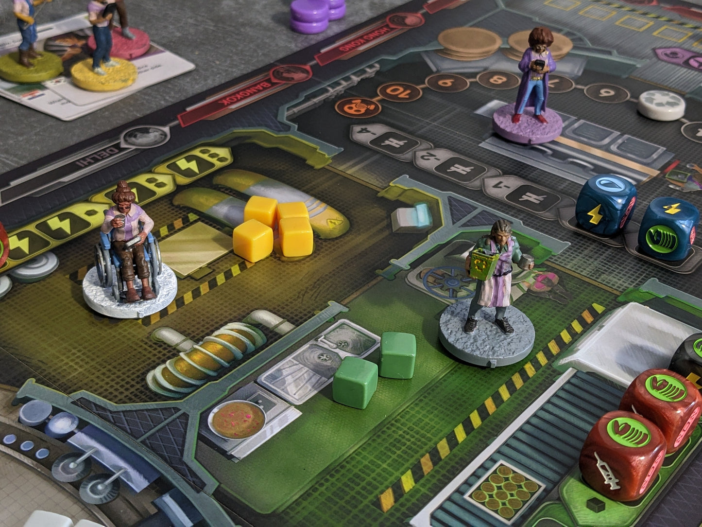 Pandemic Rapid Response Erweiterung 32mm Brettspiel Charakter inspiriert inoffizielles 7 Figuren Paket