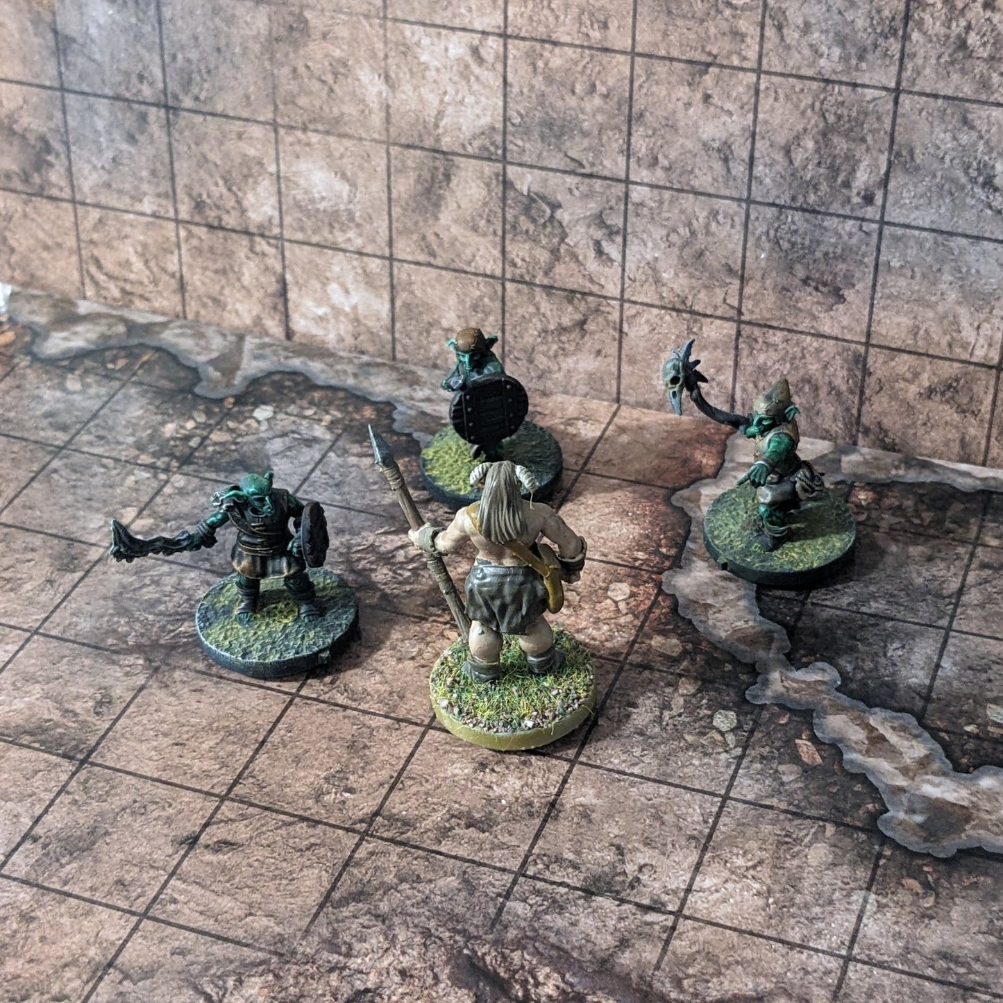 Goblins Monster Starter Set 32mm Unpainted Dungeons and Dragons Creatures 10 Mini Figures