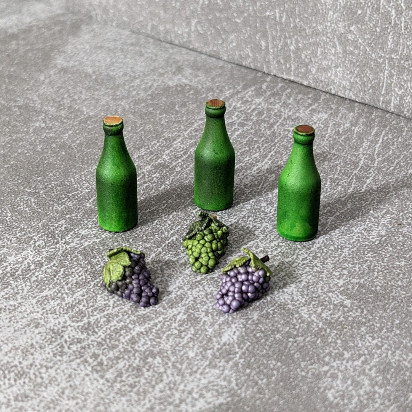 Viticulture Board Game Inspired Unpainted Unofficial Magnetic Grapes and Wines Token Upgrade Pack With Magnetic Tracker Board