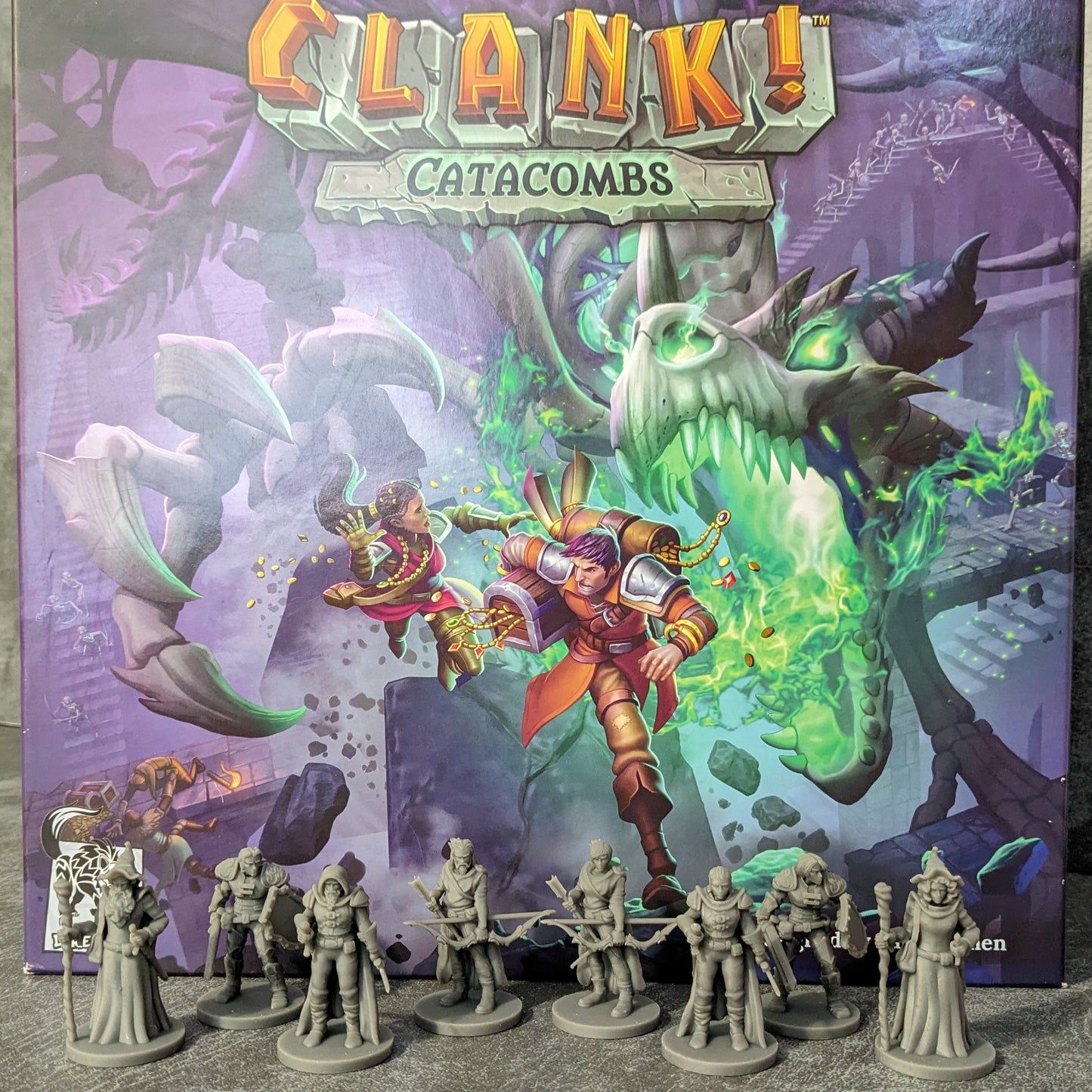 Clank! Brettspiel-inspiriertes inoffizielles Team-Pack mit 8 Figuren