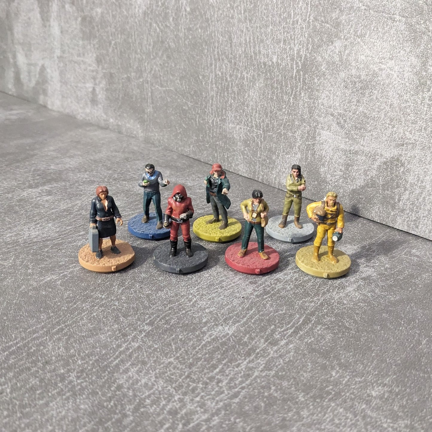Pandemic On The Brink Erweiterung 32mm Brettspiel Charakter inspiriert inoffizielles 7 Figuren Pack