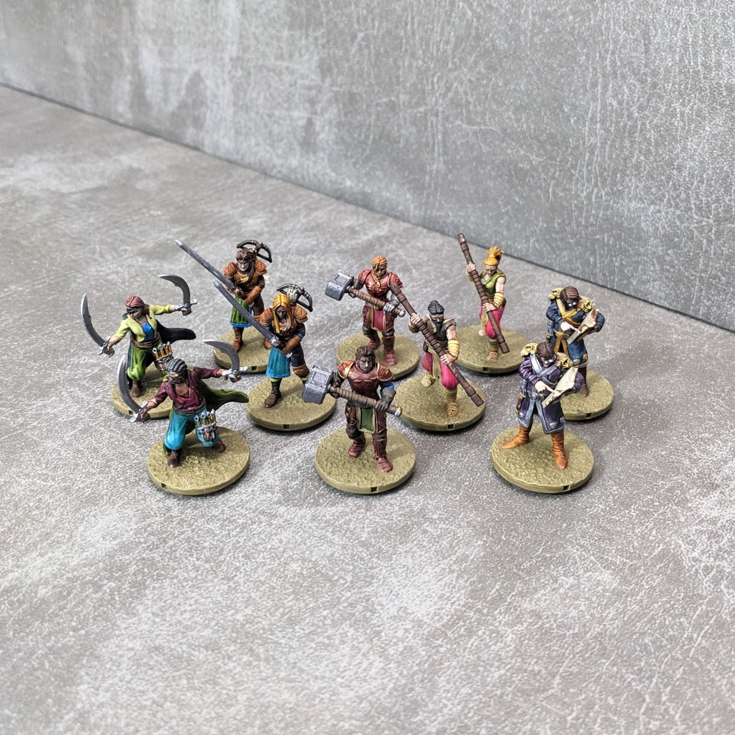 Adventurers Starter Set 3 32mm Dungeons and Dragons Party 10 Minifiguren