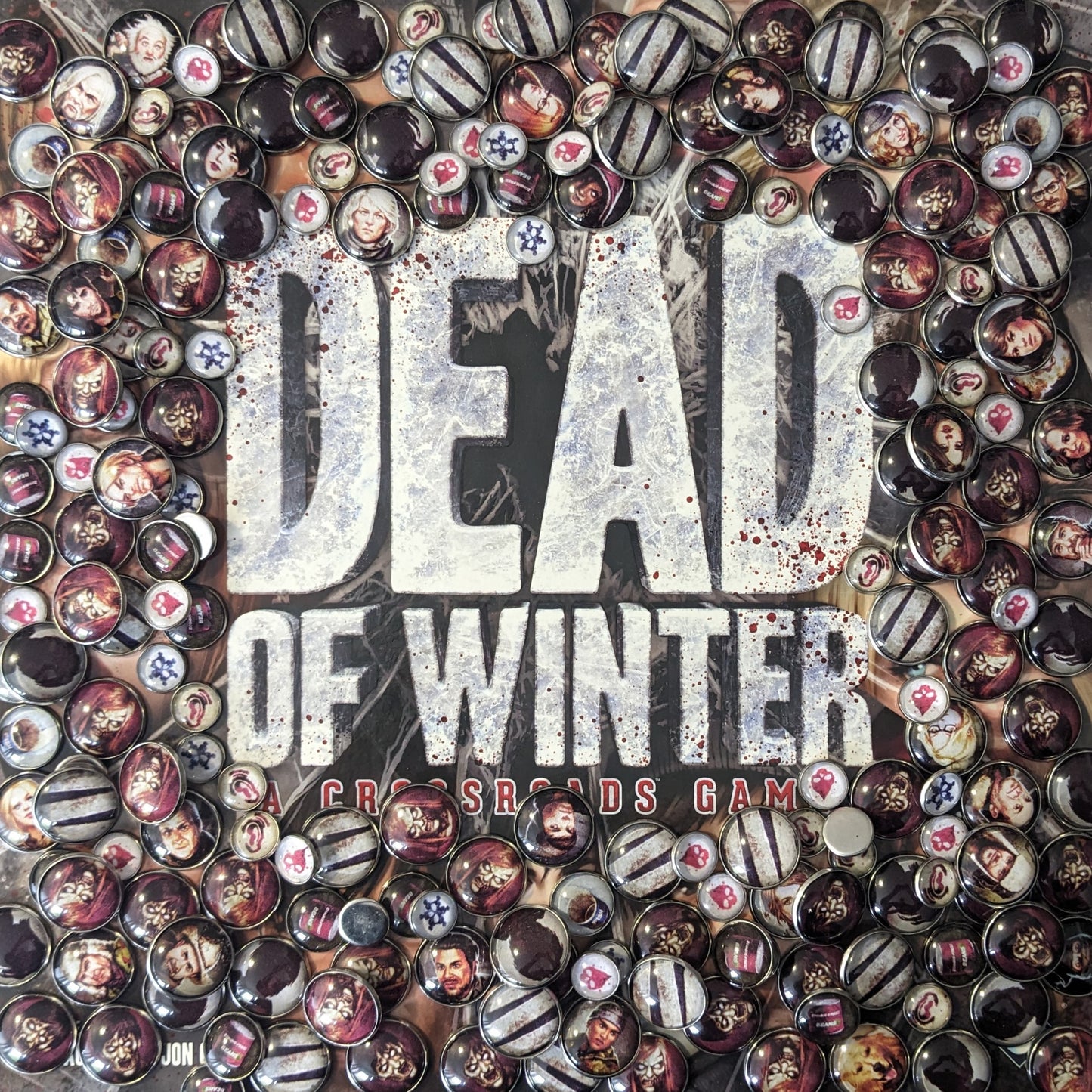 Dead of Winter Brettspiel inspiriertes inoffizielles Token-Paket aus Glas und Metall
