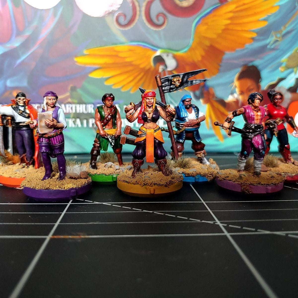 Forgotten Waters 32mm Board Game Character Inspired Unofficial 7 Figure Pack