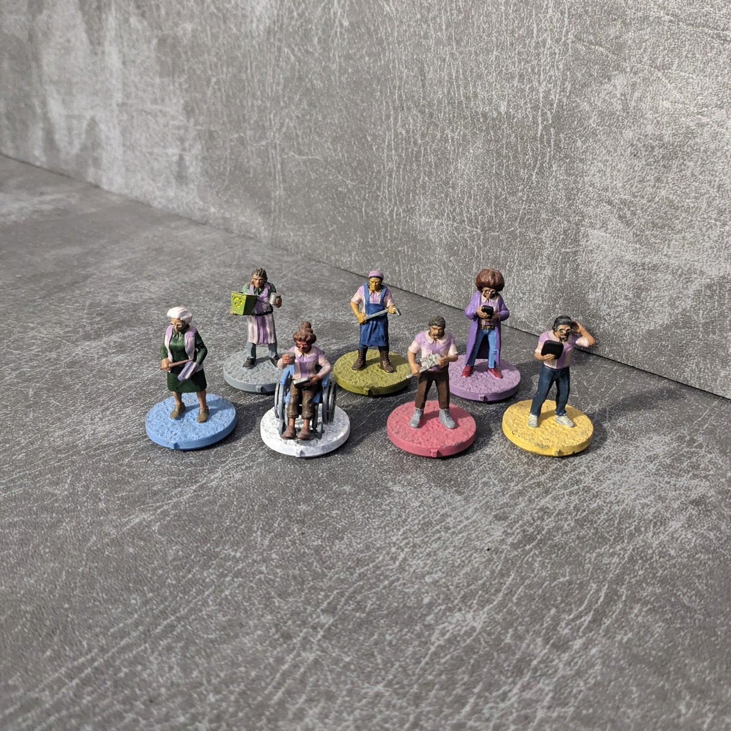 Pandemic Rapid Response Erweiterung 32mm Brettspiel Charakter inspiriert inoffizielles 7 Figuren Paket