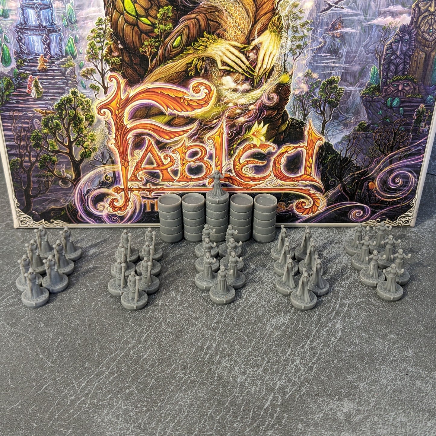 Sagenhaftes 15-mm-Brettspiel, von Sage-Charakteren inspiriert, inoffizielles 36-teiliges kleines Figurenpaket
