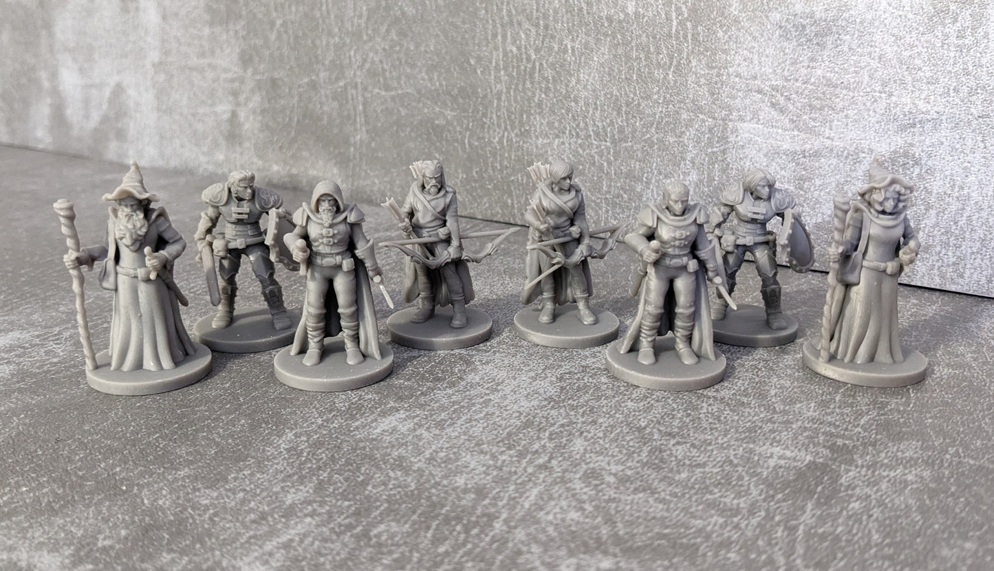 Clank! Brettspiel-inspiriertes inoffizielles Team-Pack mit 8 Figuren