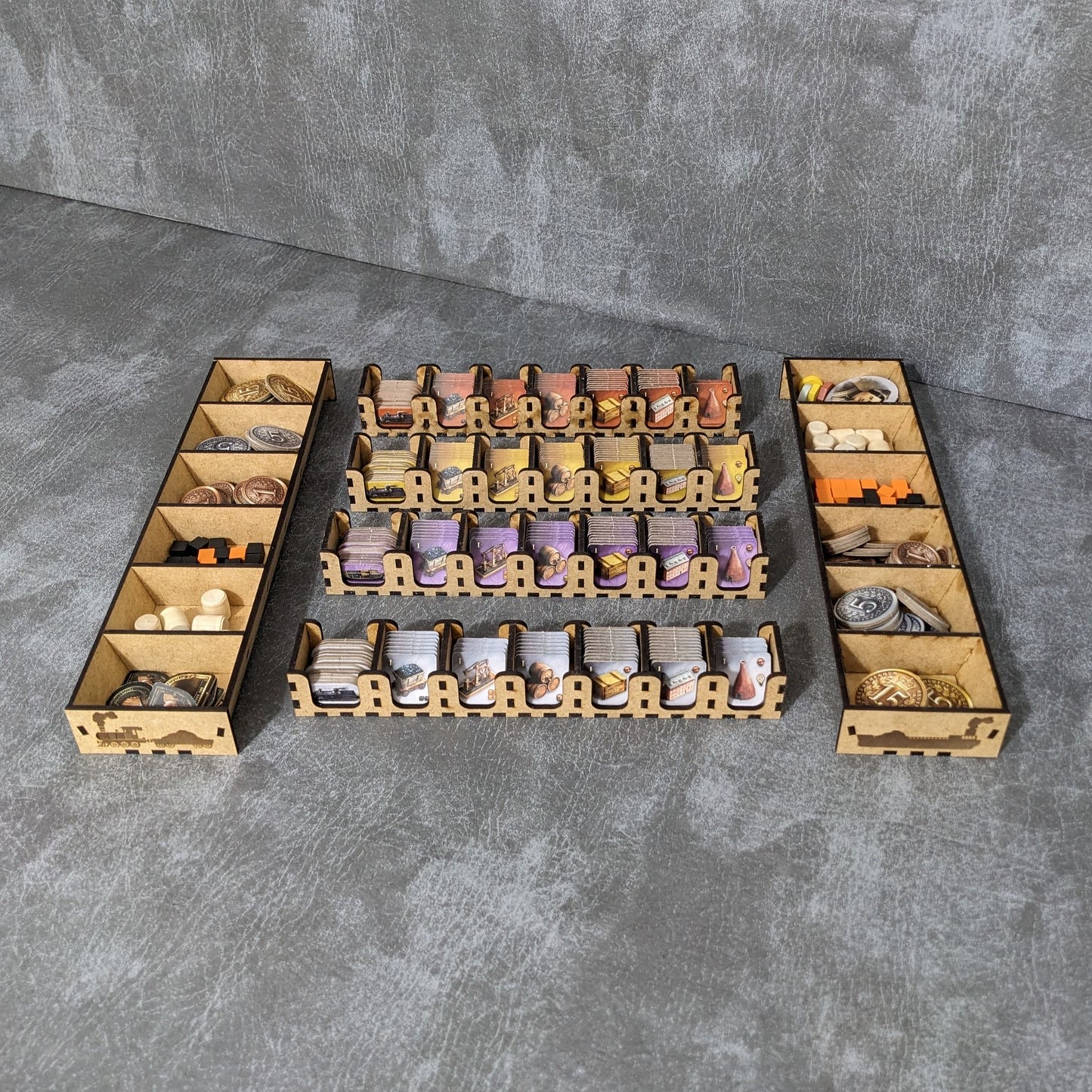 Brass Birmingham Board Game Box Insert Organiser Unofficial Storage Solution