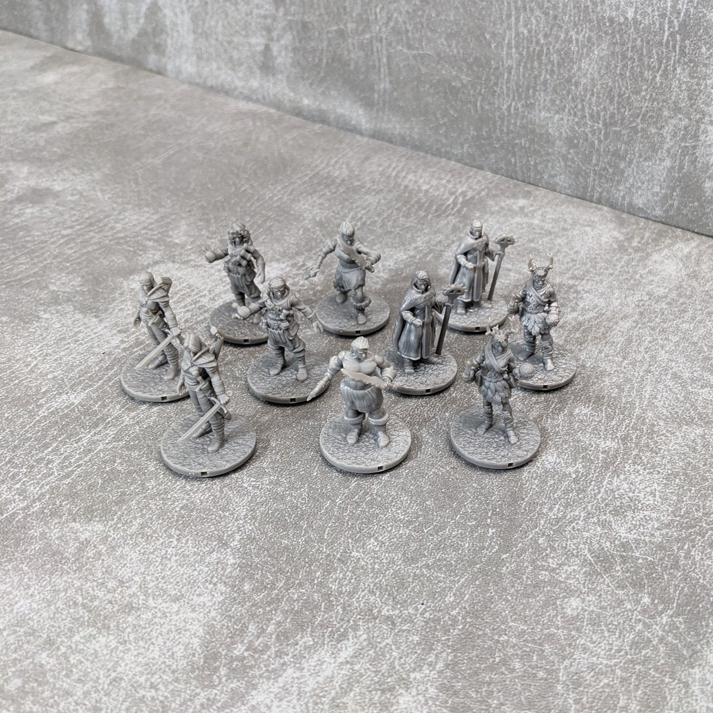 Adventurers Starter Set 2 32mm Dungeons and Dragons Party 10 Minifiguren