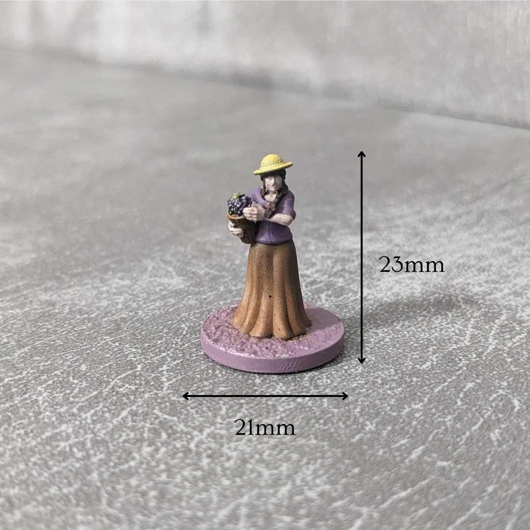 Viticulture Board Game and Expansion Inspired Unofficial Player Figures Meeple Upgrade Pack