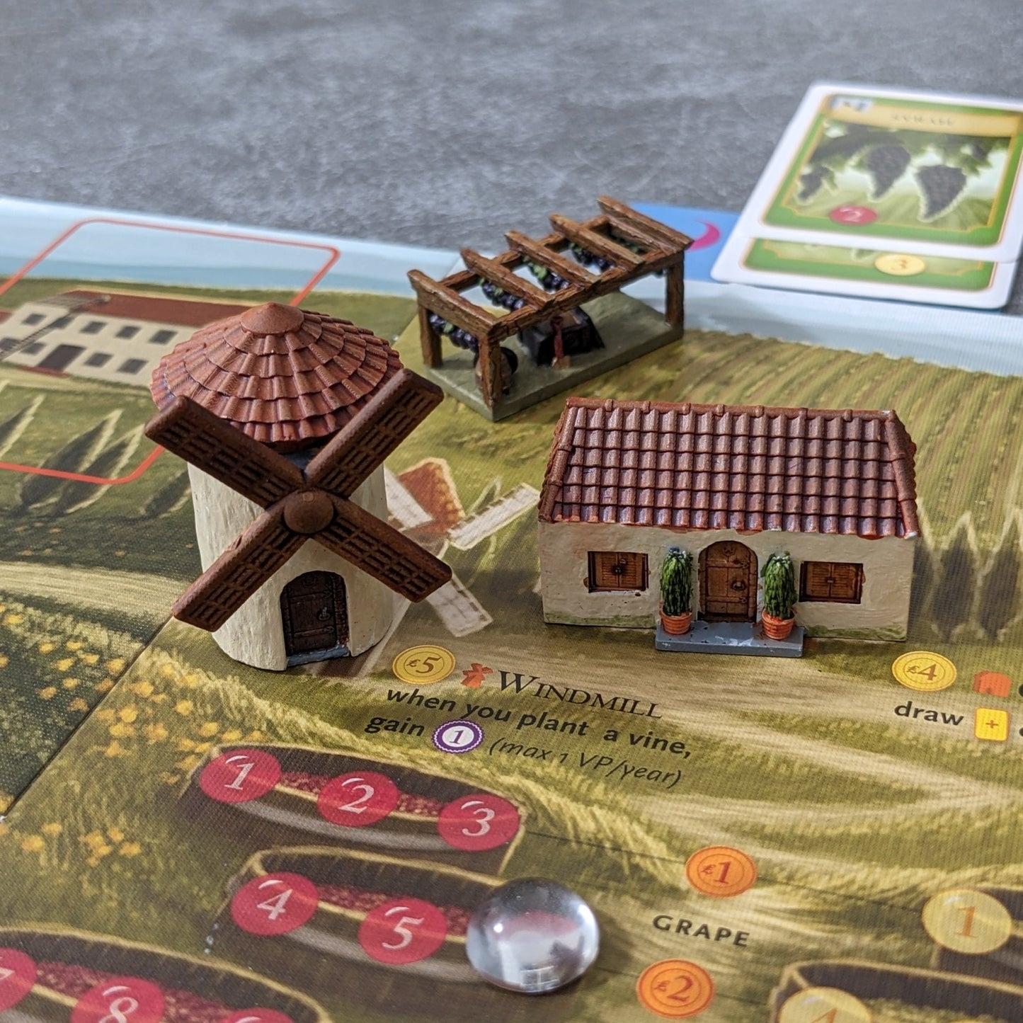 Viticulture Board Game Inspired Unofficial Structures Building Upgrade Pack