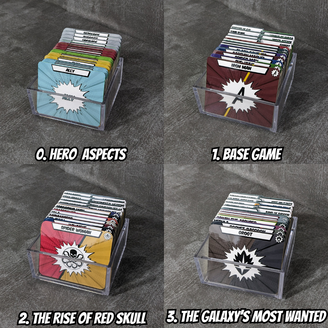 Marvel Champions The Card Game Inspired Unofficial Campaign Card Divider Packs