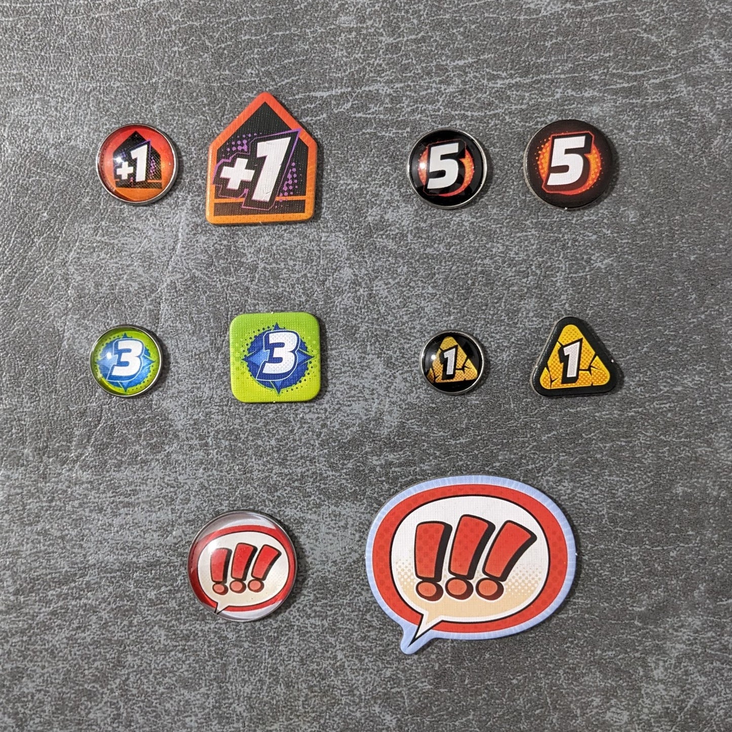 Arkham Horror Das Kartenspiel inspiriertes inoffizielles Token-Paket aus Glas und Metall