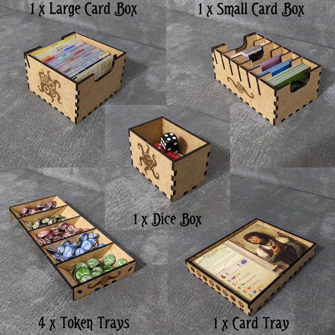 Arkham Horror – Das Brettspiel – Box-Einsatz-Organizer – Inoffizielle Aufbewahrungslösung