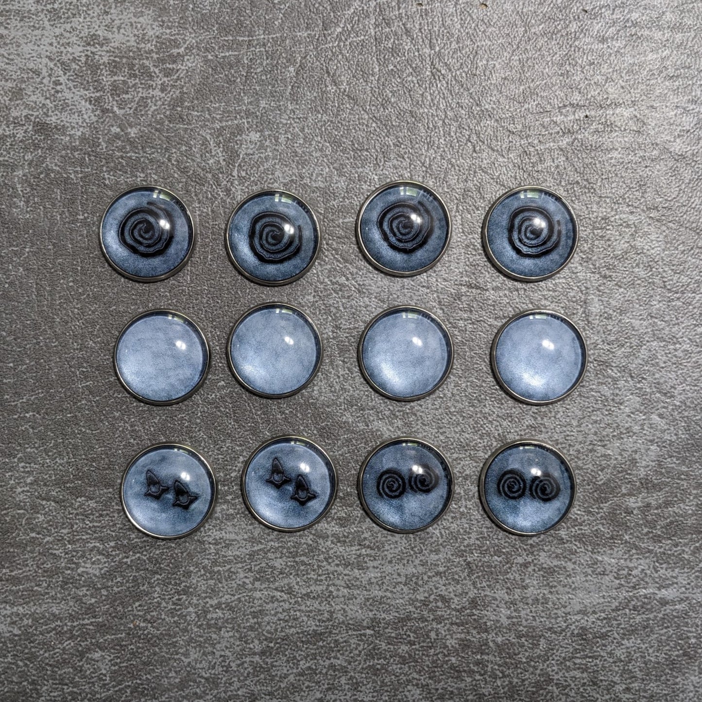 Pandemie: Reign of Cthulhu Brettspiel inspiriertes inoffizielles Token-Paket aus Glas und Metall