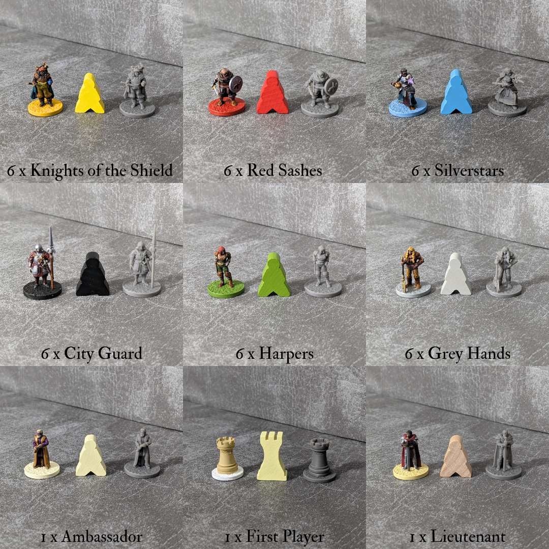 Coffret de démarrage aventuriers 3 32 mm Donjons et Dragons Party 10 mini figurines