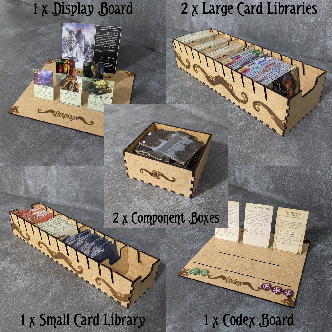 Arkham Horror – Das Brettspiel – Box-Einsatz-Organizer – Inoffizielle Aufbewahrungslösung
