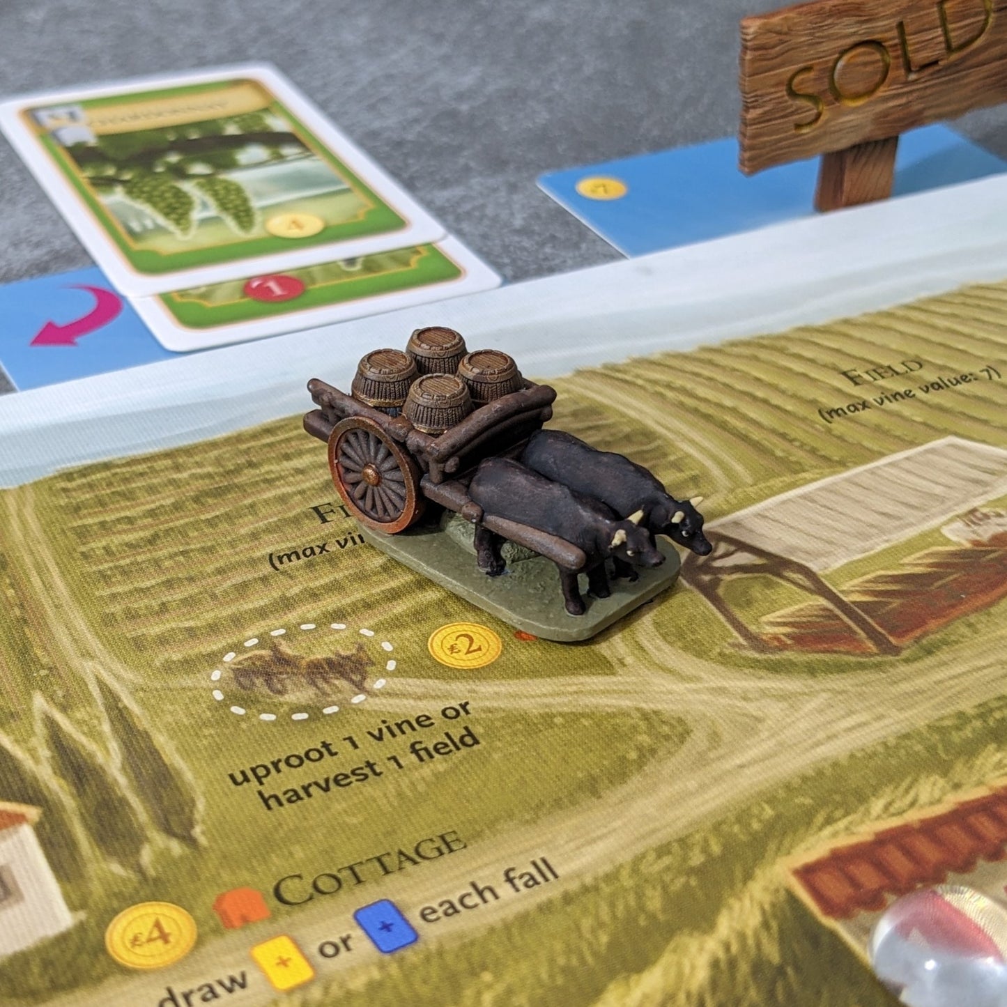 Viticulture Board Game Inspired Unofficial Structures Building Upgrade Pack