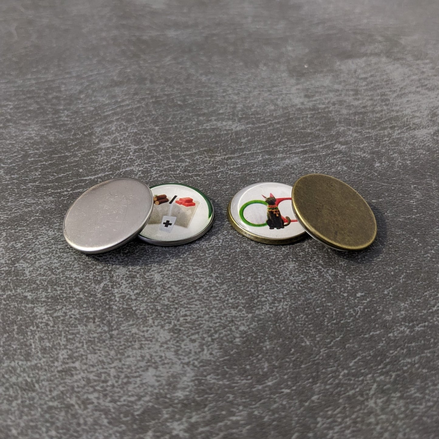 Vom Brettspiel 7 Wonders inspiriertes inoffizielles Token-Paket aus Glas und Metall