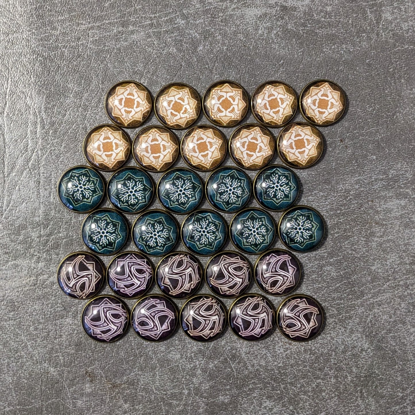 Die Chaostasche Arkham Horror Das Kartenspiel inspiriertes inoffizielles Token-Paket aus Glas und Metall