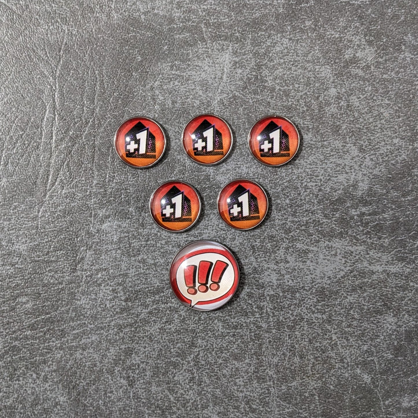 Arkham Horror Das Kartenspiel inspiriertes inoffizielles Token-Paket aus Glas und Metall