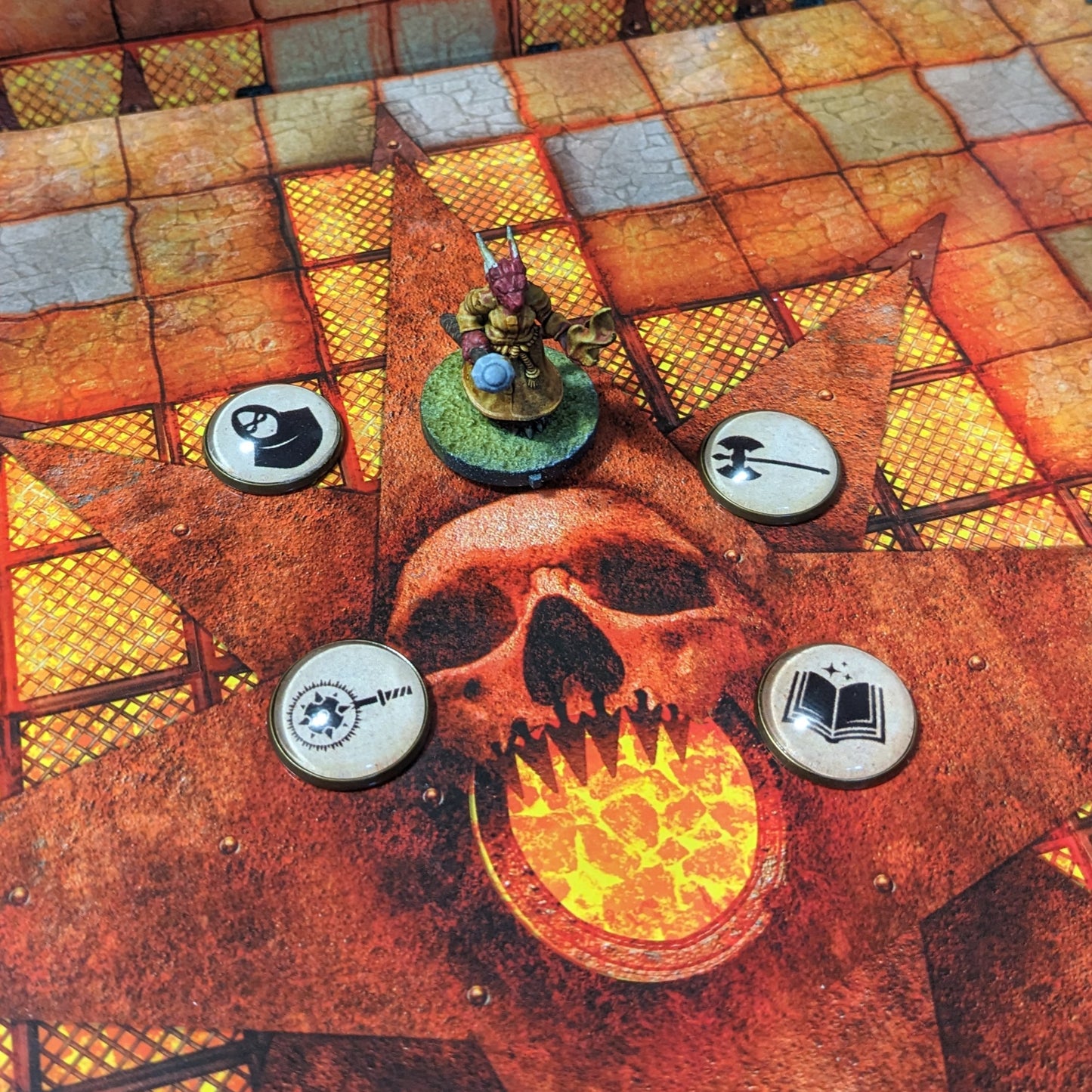 Dungeons and Dragons Character Class Glass and Metal 13 Piece Token Pack