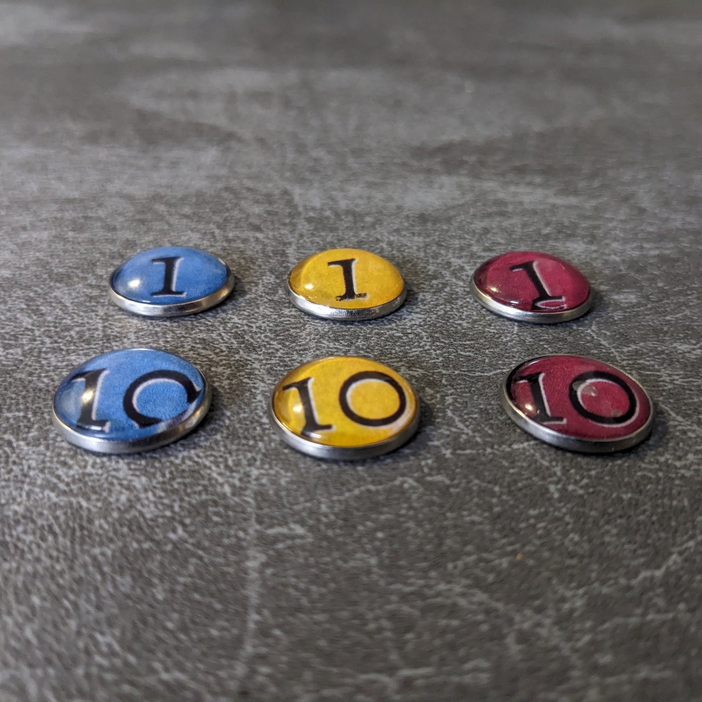 Clank! Neues, vom Stat Tracker-Brettspiel inspiriertes inoffizielles Token-Paket aus Glas und Metall für 4 Spieler