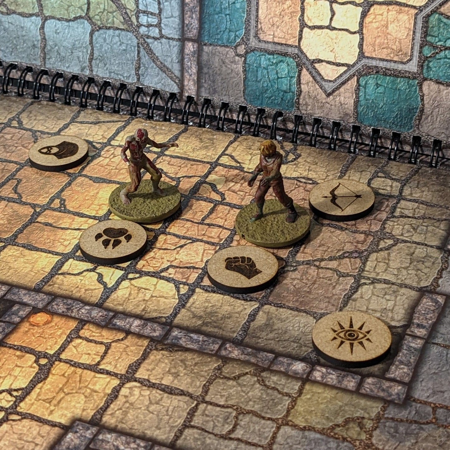 Dungeons and Dragons Charakterklasse Holz 26 Stück Token Pack