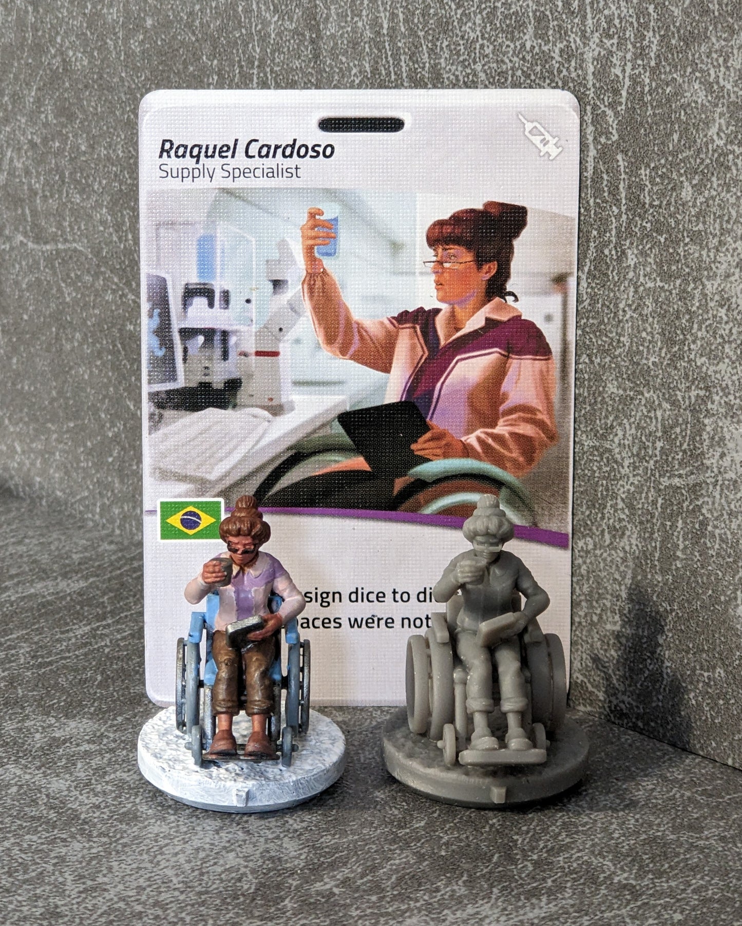 Pandemic Rapid Response Erweiterung 32mm Brettspiel Charakter inspiriert inoffizielles 7 Figuren Paket