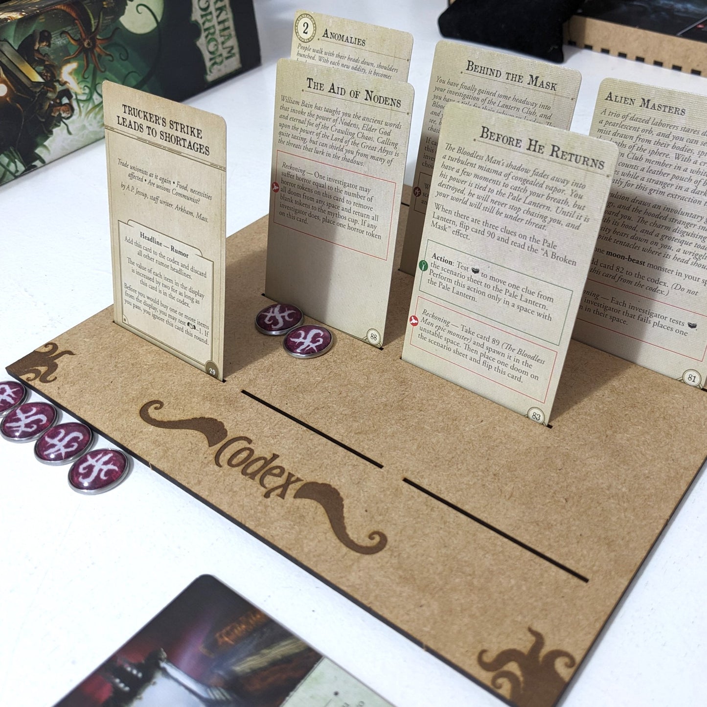 Arkham Horror – Das Brettspiel – Box-Einsatz-Organizer – Inoffizielle Aufbewahrungslösung