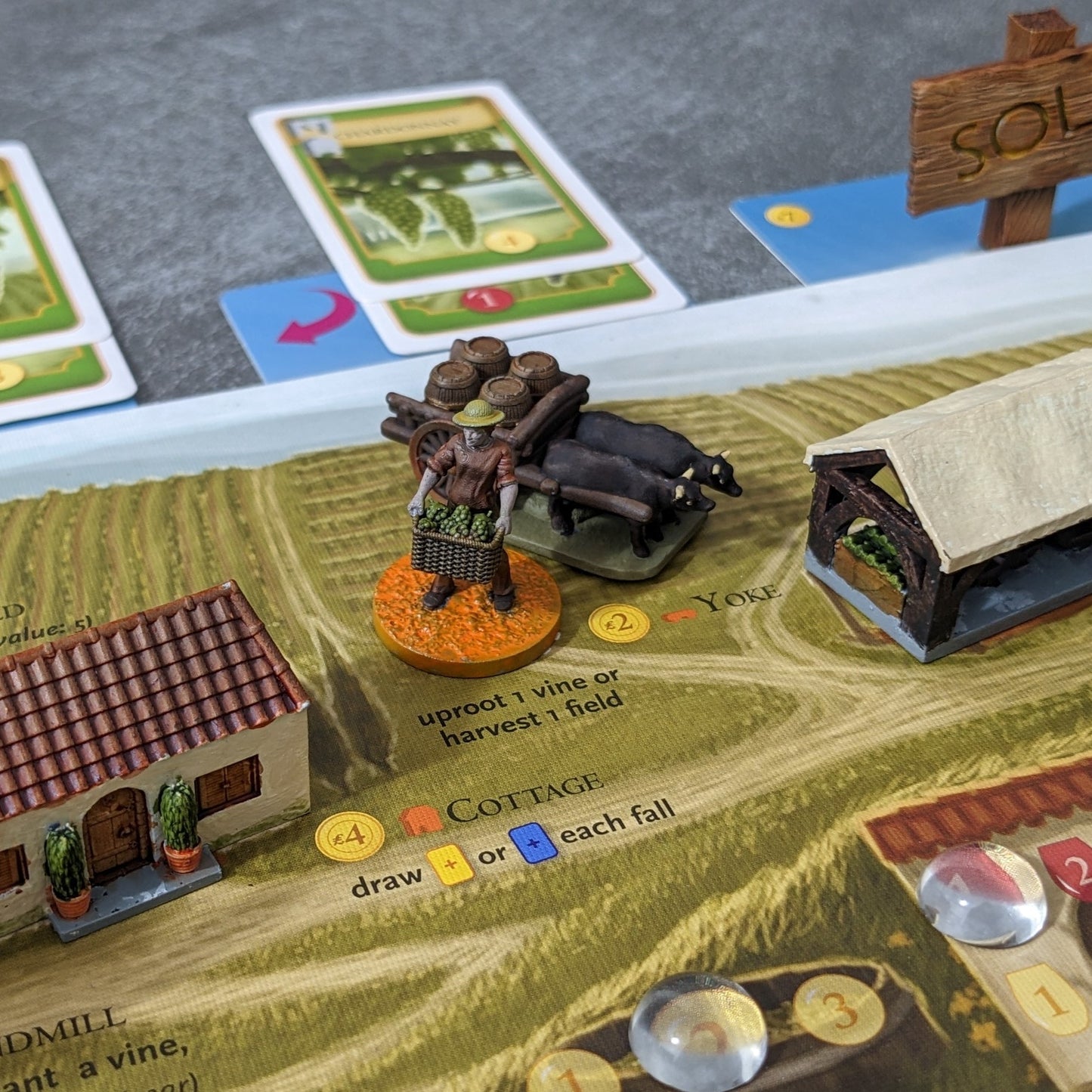 Viticulture Board Game Inspired Unpainted Unofficial Structures Building Upgrade Pack