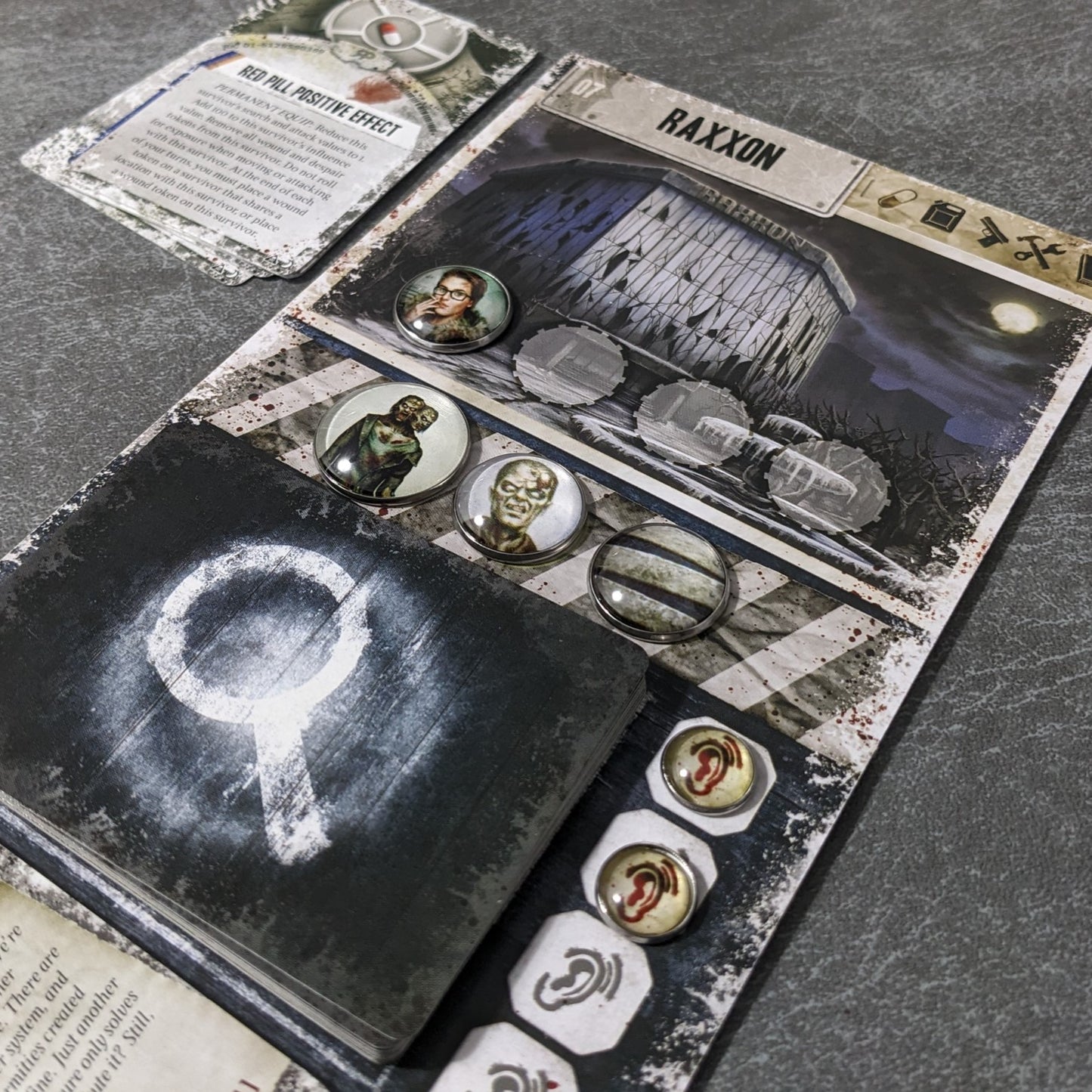 Dead of Winter Brettspiel inspiriertes inoffizielles Token-Paket aus Glas und Metall