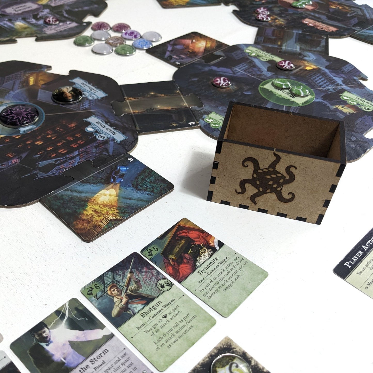 Arkham Horror – Das Brettspiel – Box-Einsatz-Organizer – Inoffizielle Aufbewahrungslösung