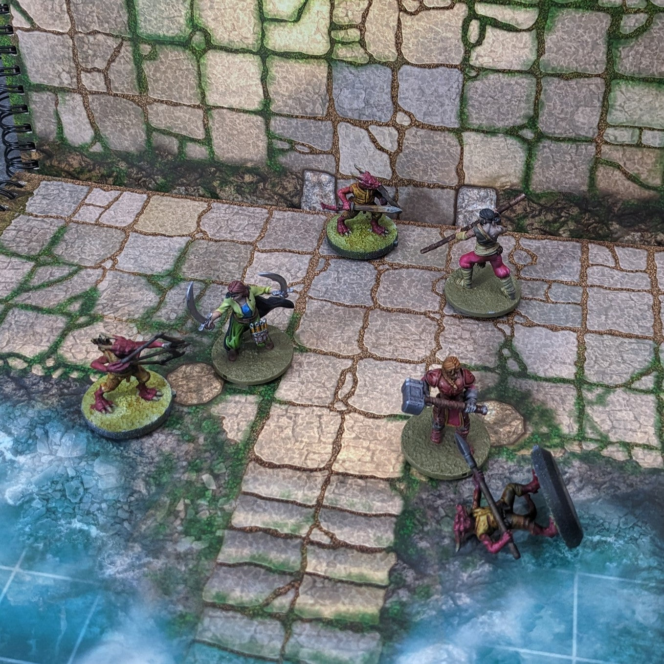 Tiny Encounter Starter Set 1, 15 mm, Pocket Dungeons and Dragons, Partyhelden und Goblins, 20 winzige Figuren
