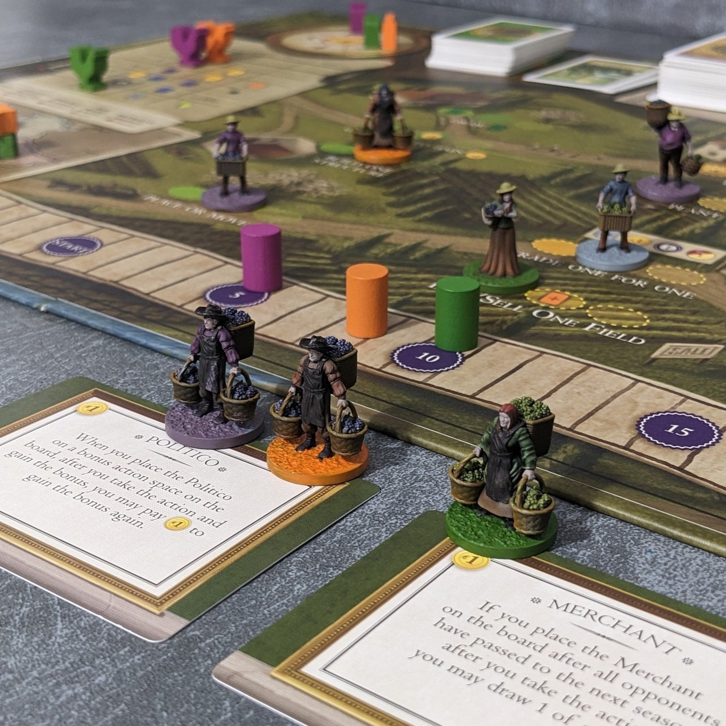 Viticulture Board Game and Expansion Inspired Unofficial Player Figures Meeple Upgrade Pack