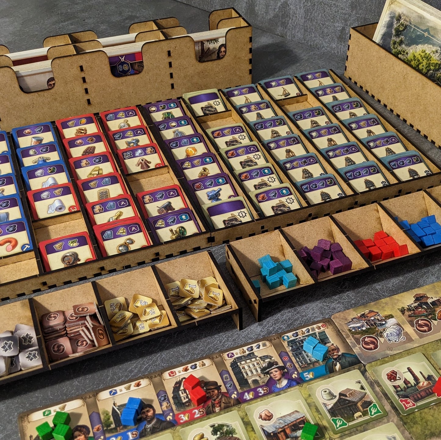 Anno 1800 Brettspielbox-Einsatz-Organizer – inoffizielle Aufbewahrungslösung