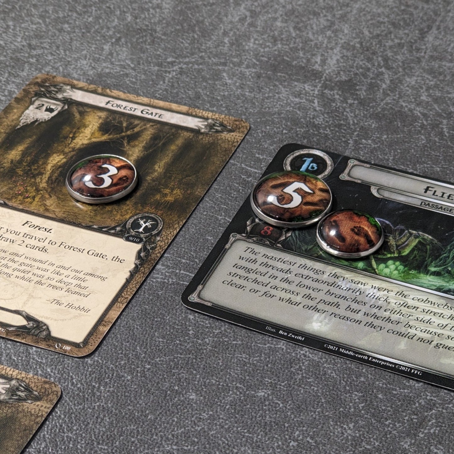 Pack de jetons en verre et en métal non officiels inspirés du jeu de cartes Arkham Horror