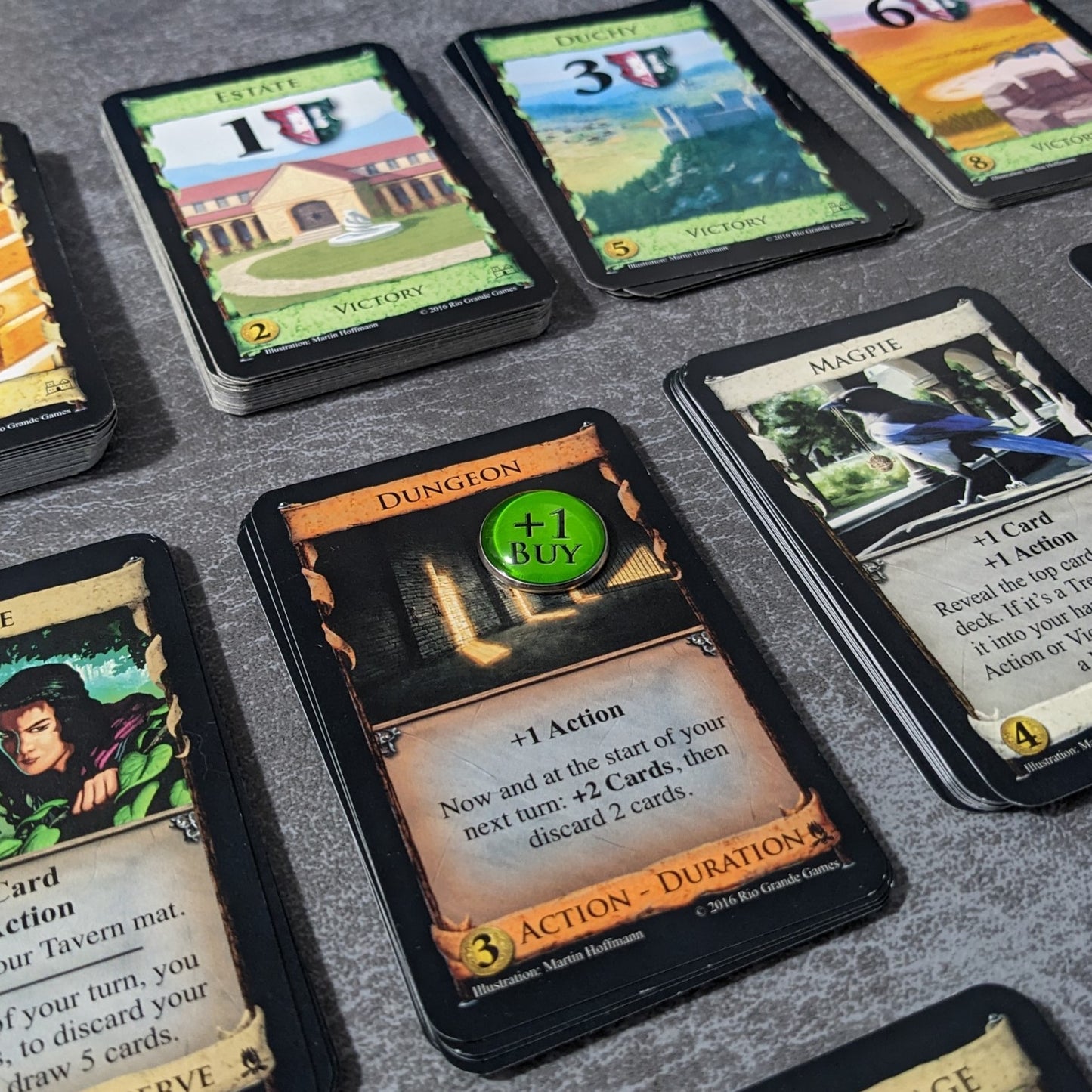 Dominion Adventures Expansion Inspired Unofficial Glass and Metal Token Pack