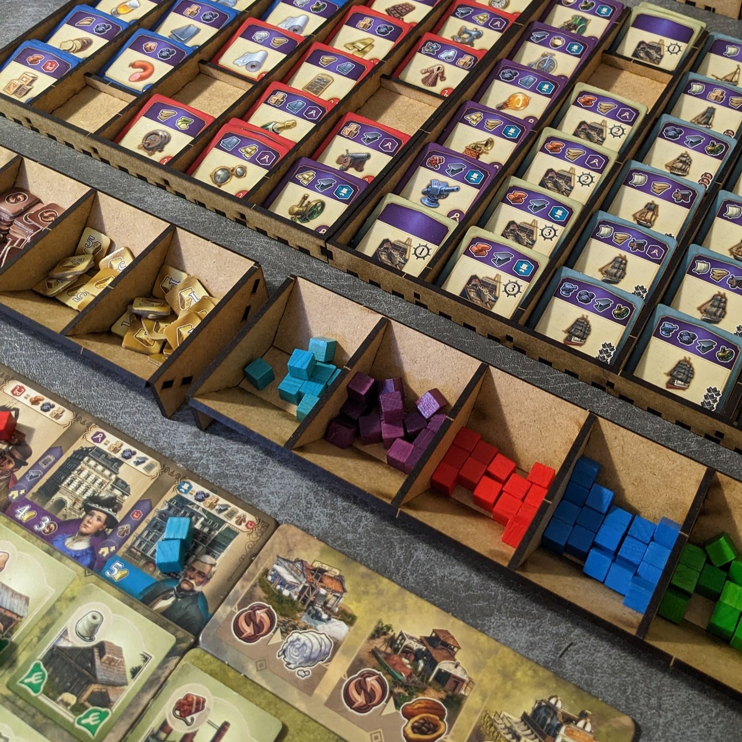 Anno 1800 Brettspielbox-Einsatz-Organizer – inoffizielle Aufbewahrungslösung