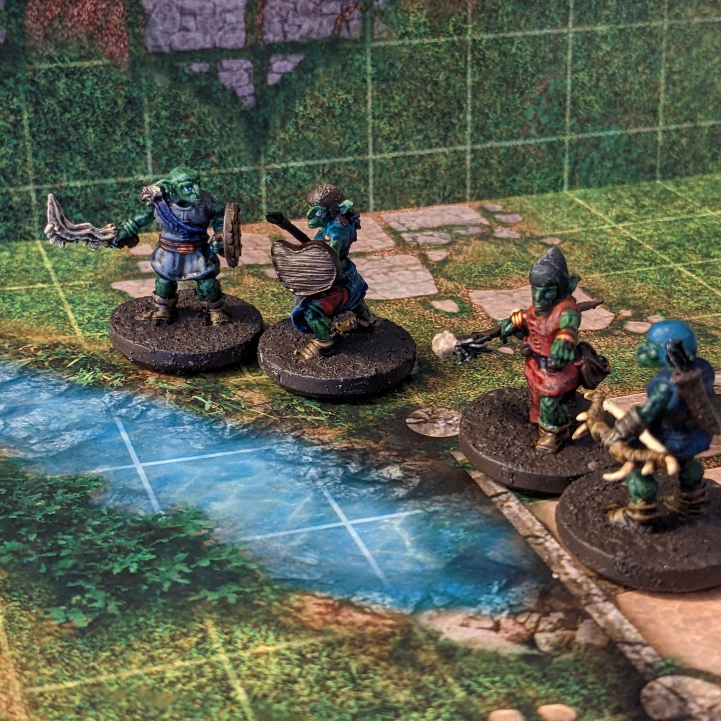 Goblins Monster Starter Set 32mm Dungeons and Dragons Kreaturen 10 Mini Figuren