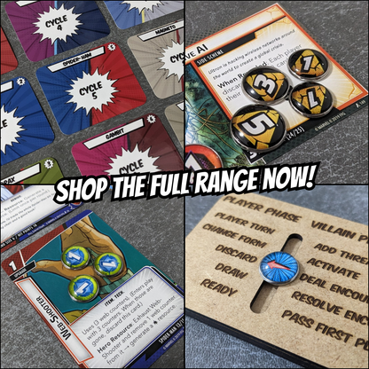 Horizontal Marvel Champions The Card Game Inspired Unofficial Campaign Card Divider Packs