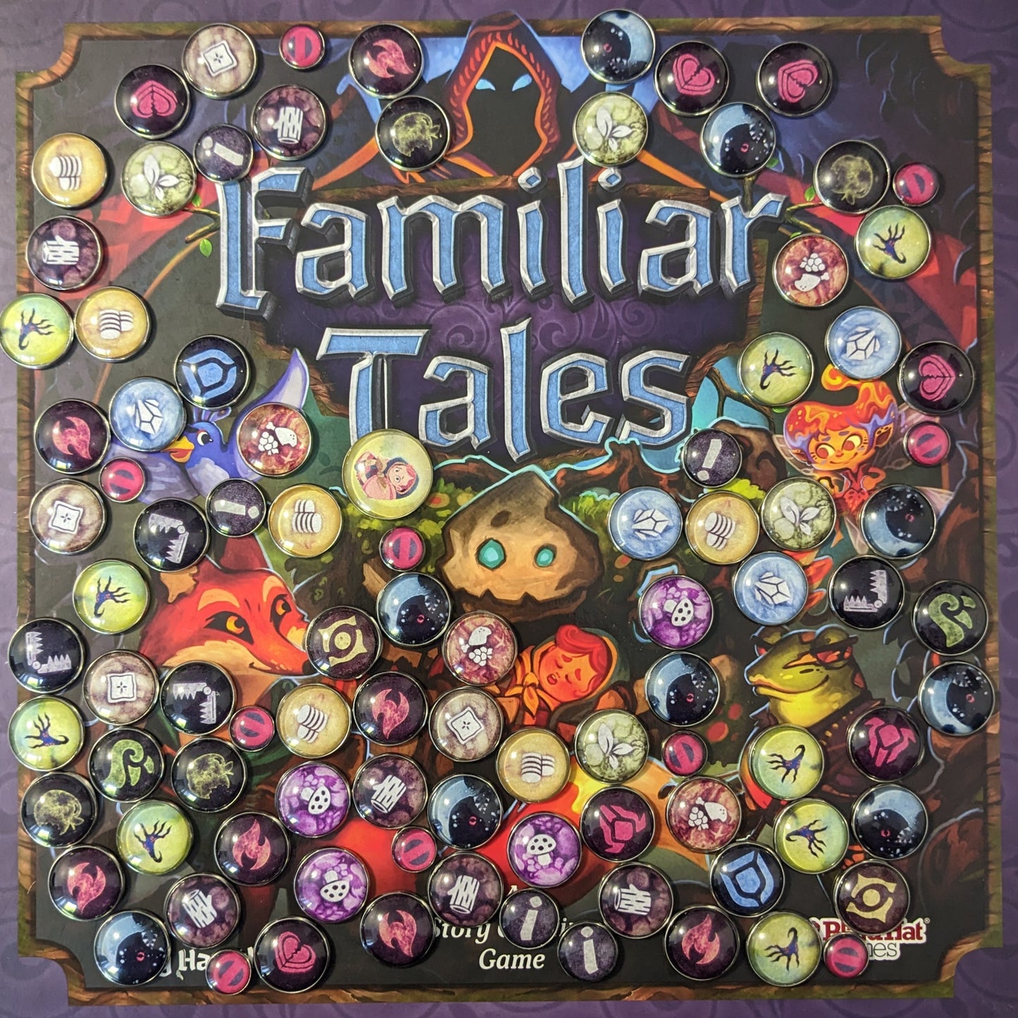 Familiar Tales Board Game Inspired Unofficial Glass and Metal Token Pack