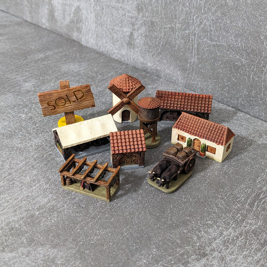 Viticulture Board Game Inspired Unofficial Structures Building Upgrade Pack