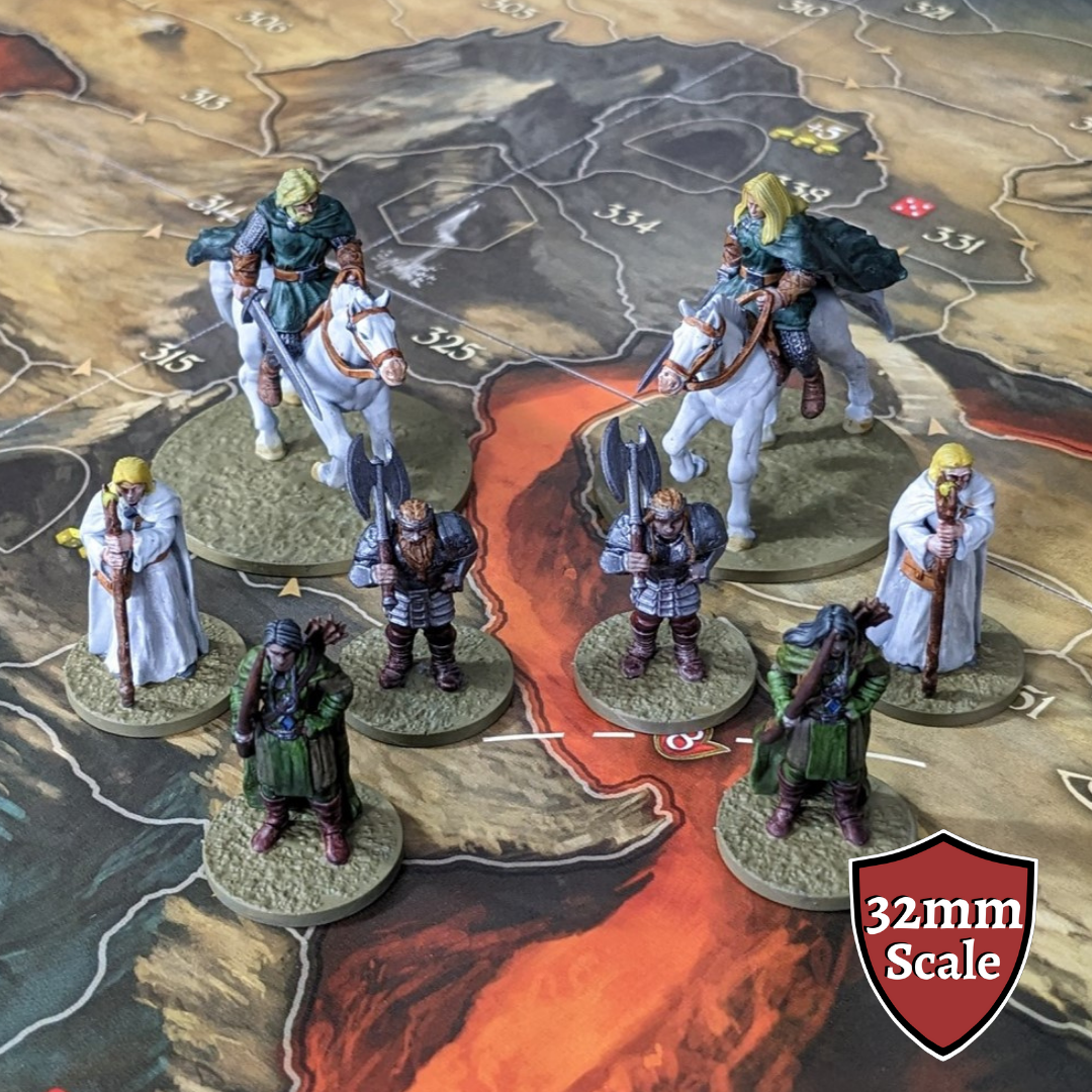 Legends of Andor 3 32mm Unpainted Board Game Character Inspired Unofficial Figure Pack