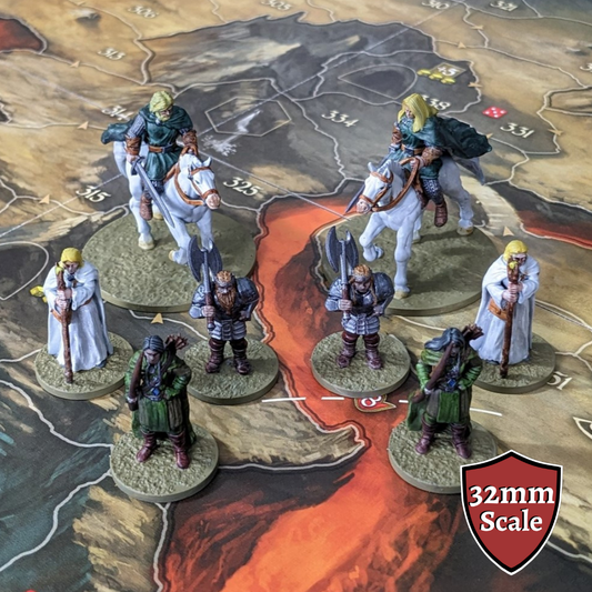 Legends of Andor 3 32mm Unpainted Board Game Character Inspired Unofficial Figure Pack