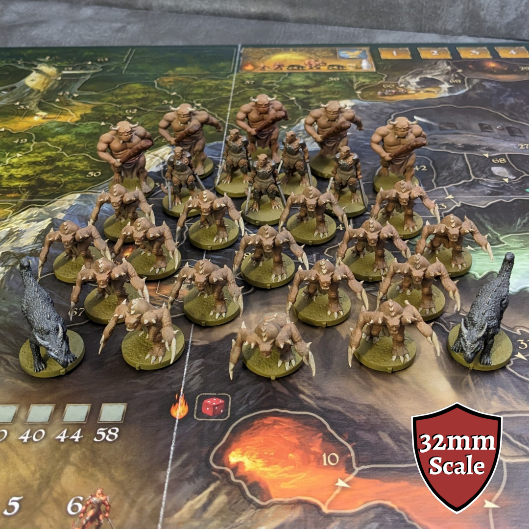 Legends of Andor 32mm Unpainted Board Game Monster Inspired Unofficial Figure Pack