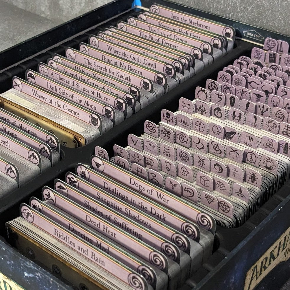 Arkham Horror The Card Game Inspired Unofficial Horizontal Campaign Card Divider Packs