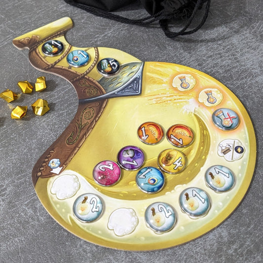 Quacks of Quedlinburg The Duel Board Game Inspired Unofficial Glass and Metal Token Pack
